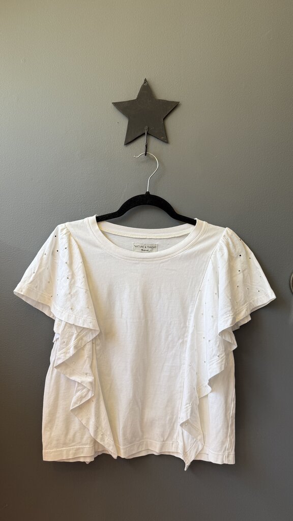 Eyelet Ruffle TShirt