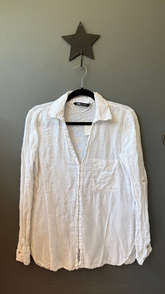 Linen Button Up Shirt