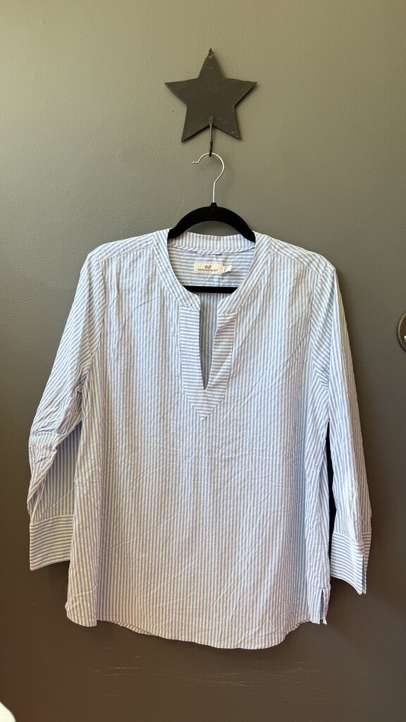 Stripe Performance Tunic Top