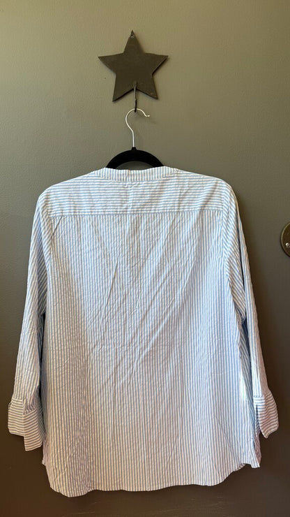 Stripe Performance Tunic Top