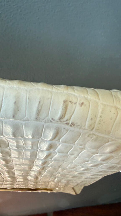 Croc Embossed Flap Crossbody Bag