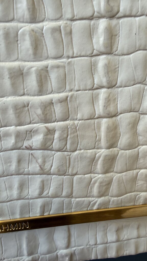 Croc Embossed Flap Crossbody Bag