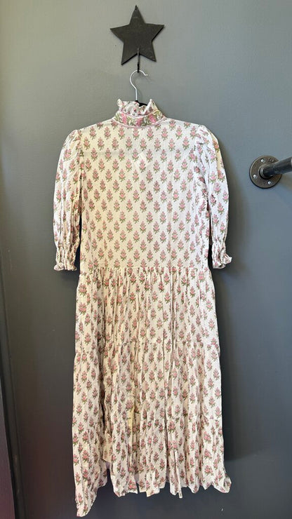 Floral Cotton Mini Dress