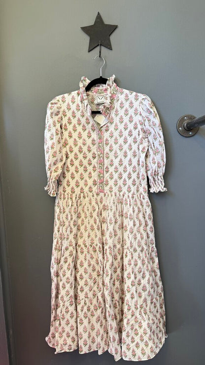 Floral Cotton Mini Dress