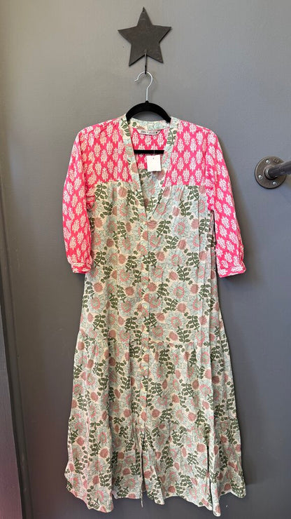 Cotton Floral Maxi Dress