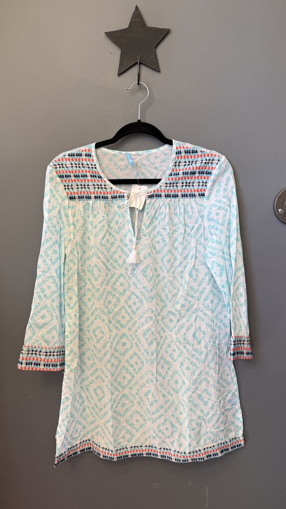 Cotton Embroidered Tunic Top