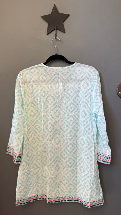 Cotton Embroidered Tunic Top