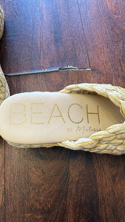 Raffia Platform Sandals
