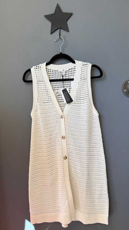 Long Sleeveless Cardigan