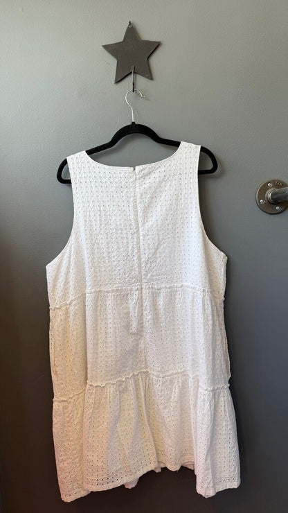 Eyelet Tiered Dress