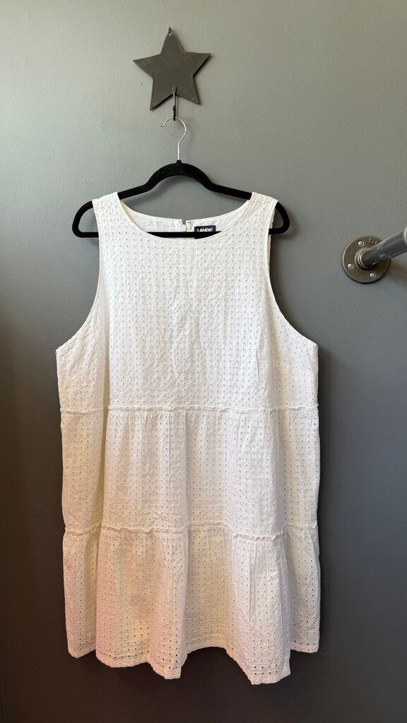 Eyelet Tiered Dress