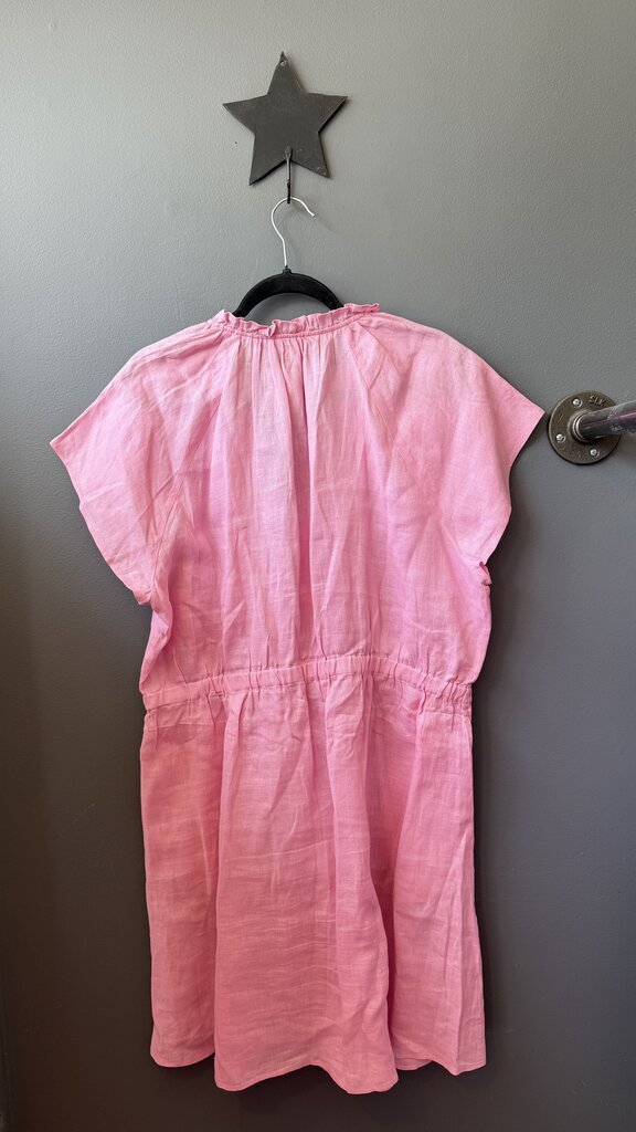 Linen Elastic Waist Dress