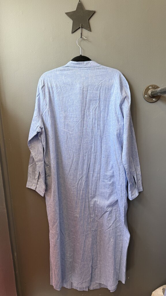 Linen Maxi Shirtdress