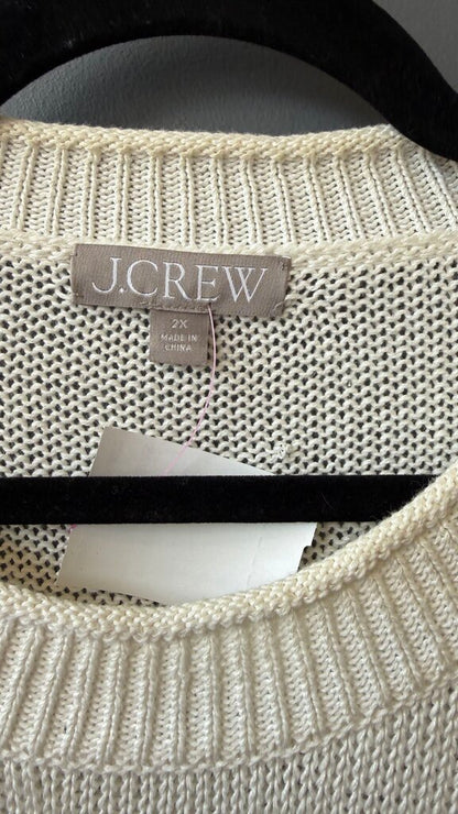 Cotton Linen Stripe Sweater