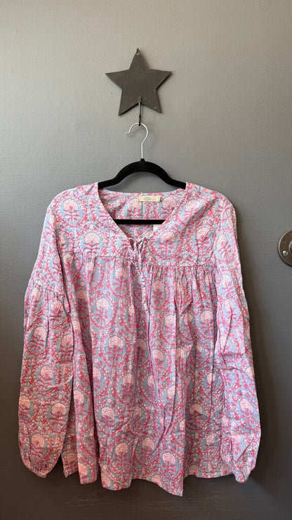Block Print Cotton Blouse