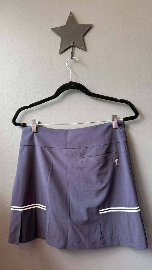 Blueberry Pleat Skort