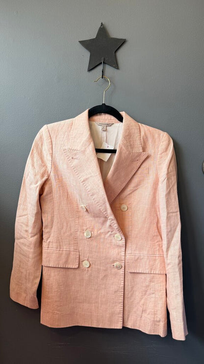 Linen Double Breasted Blazer