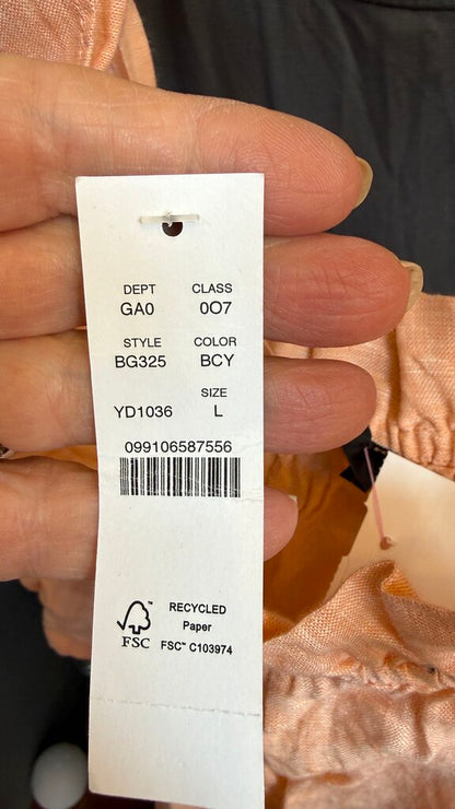 Linen Bow Shoulder Tank Top