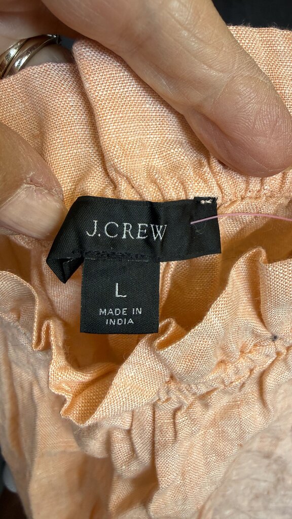 Linen Bow Shoulder Tank Top