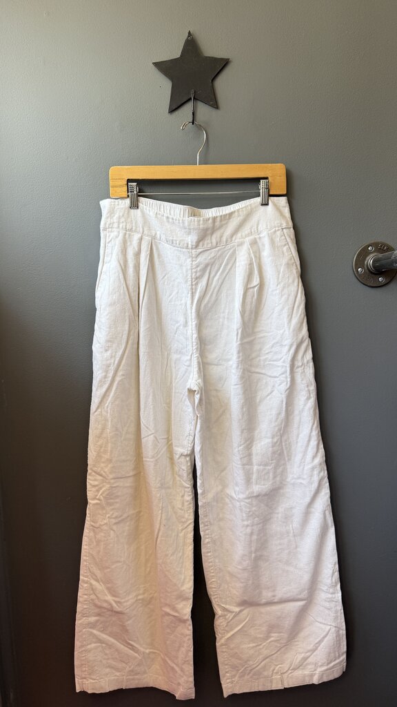 Long Linen Cotton Wide Leg Pants