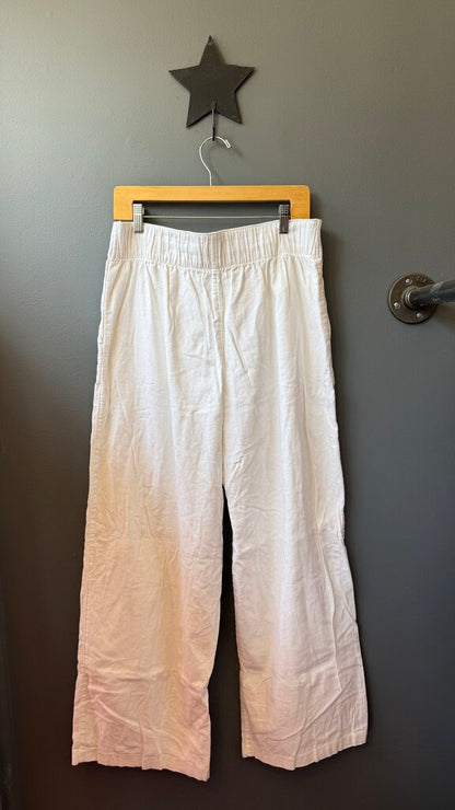 Long Linen Cotton Wide Leg Pants