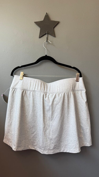 Gray Active Skort
