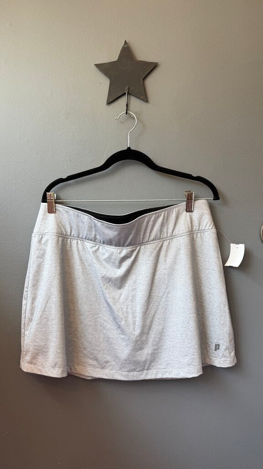 Gray Active Skort
