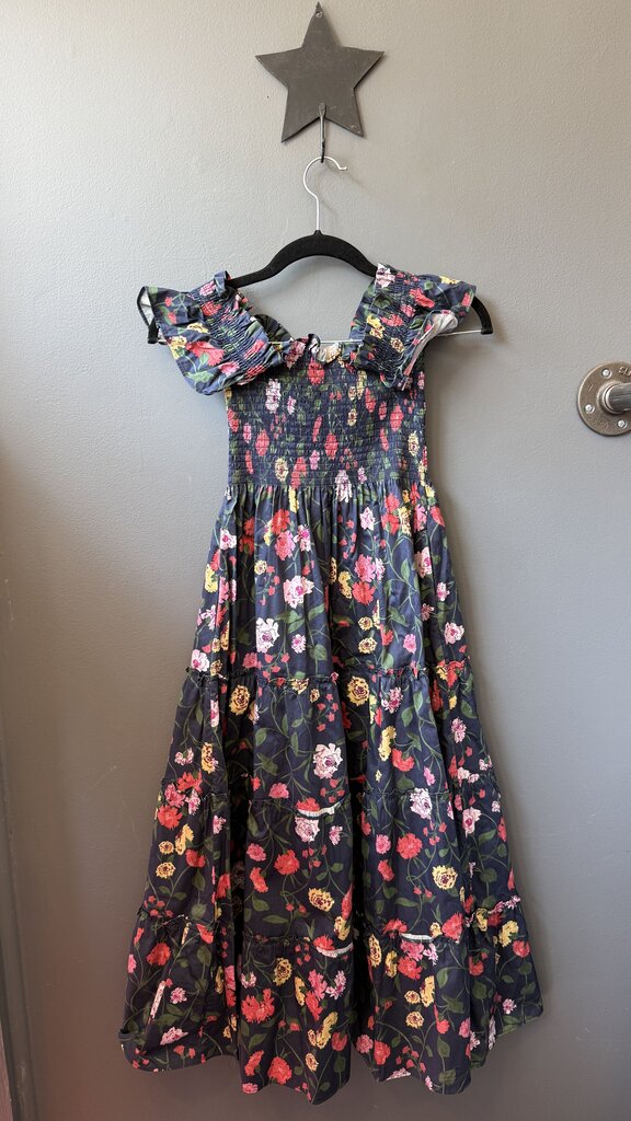 Floral Smocked Midi Nap Dress