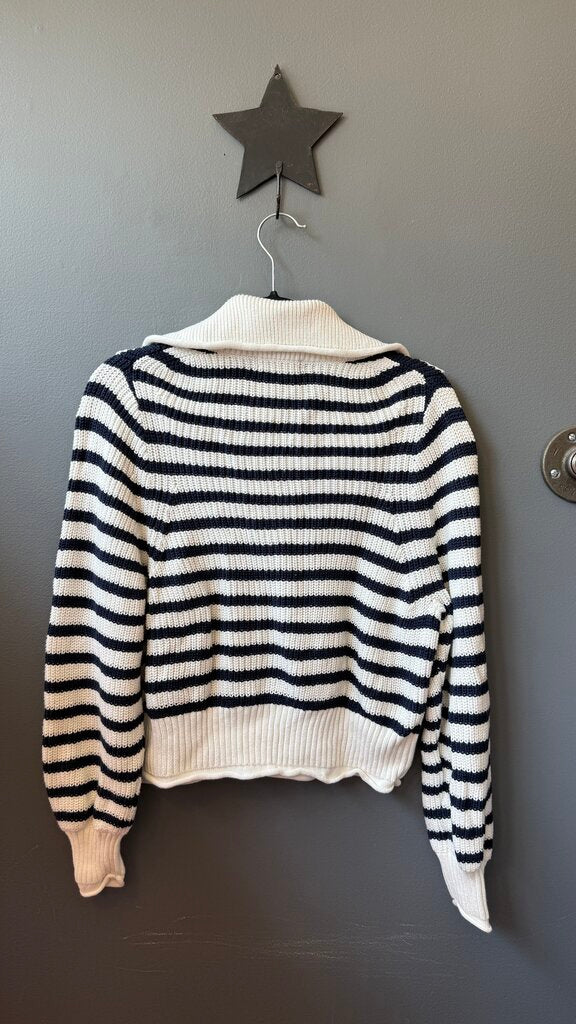Stripe Cotton Sweater