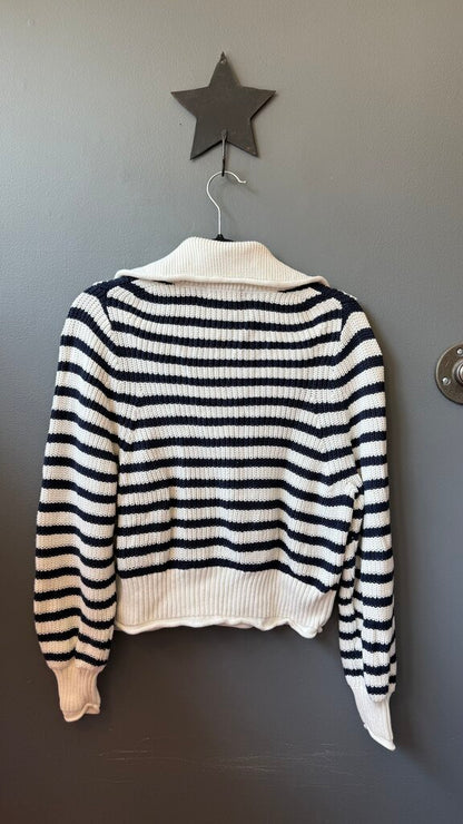 Stripe Cotton Sweater