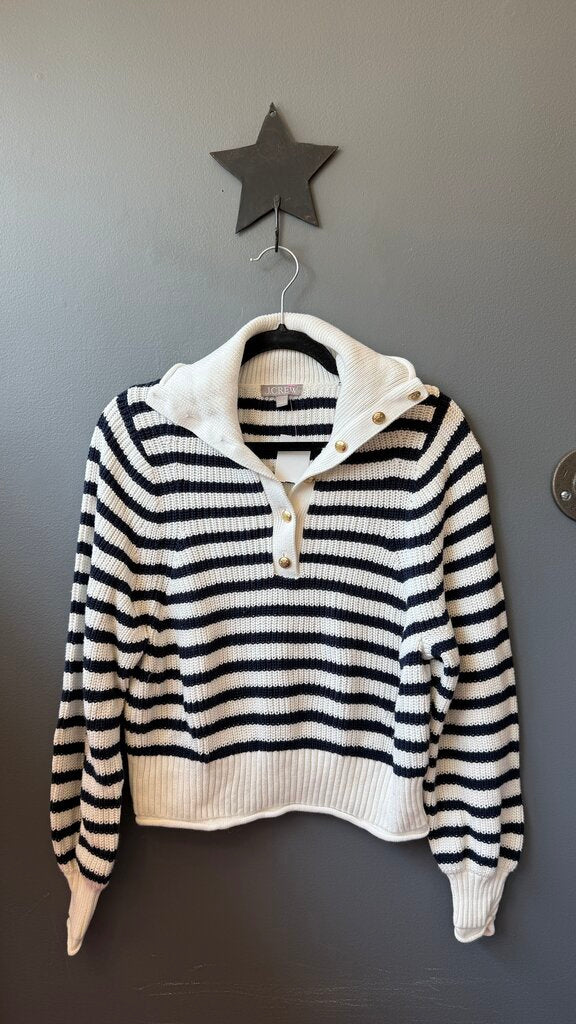 Stripe Cotton Sweater