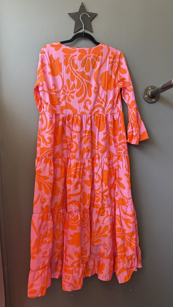 Floral Tiered Midi Dress