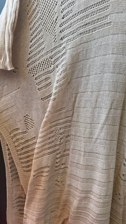 Loose Knit Midi Tunic Dress