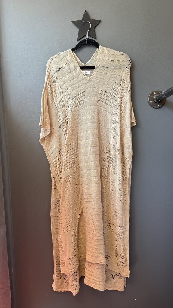 Loose Knit Midi Tunic Dress