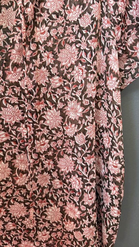 Sheer Floral Blouse