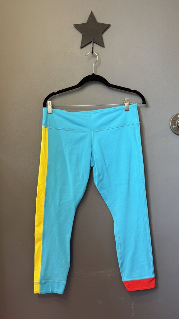 Low Rise Multi Colored Crop Leggings