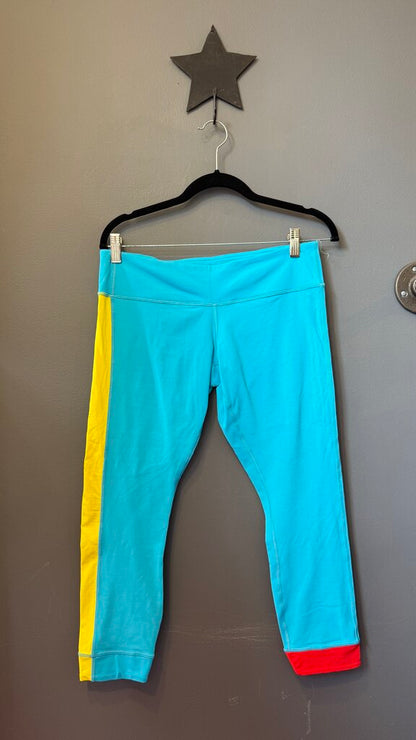 Low Rise Multi Colored Crop Leggings