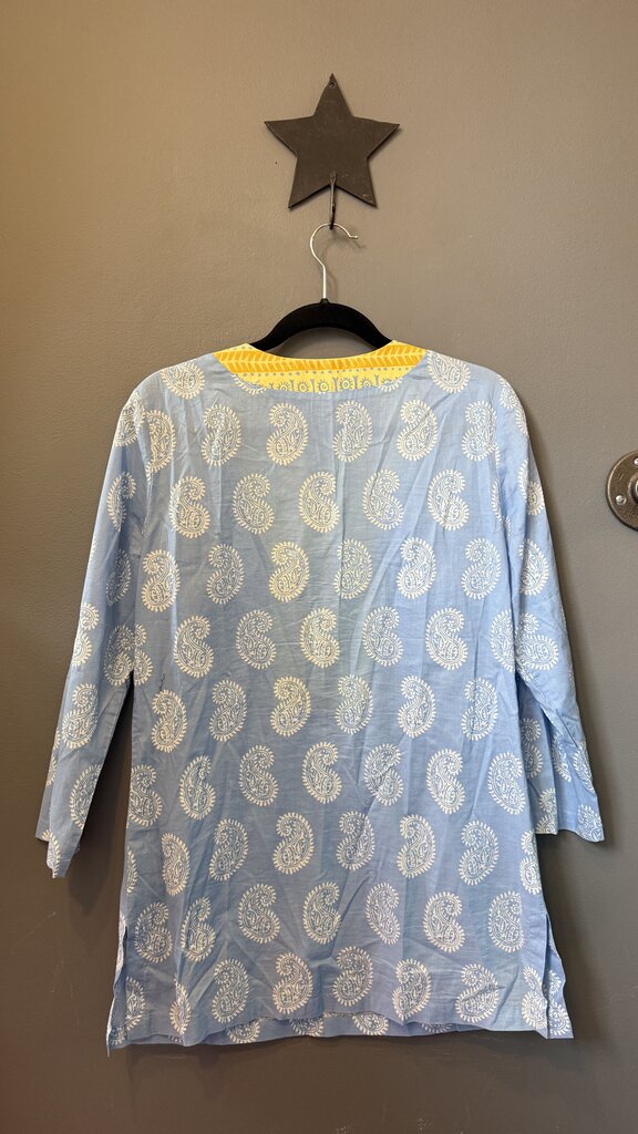Paisley Cotton Tunic Top