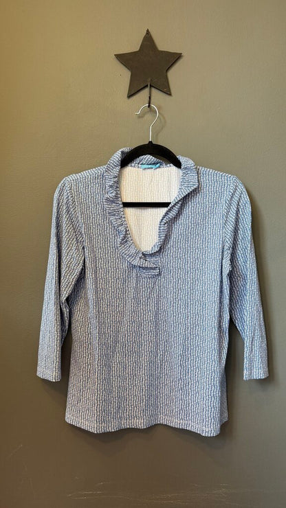 Catalina Cloth Ruffle Top