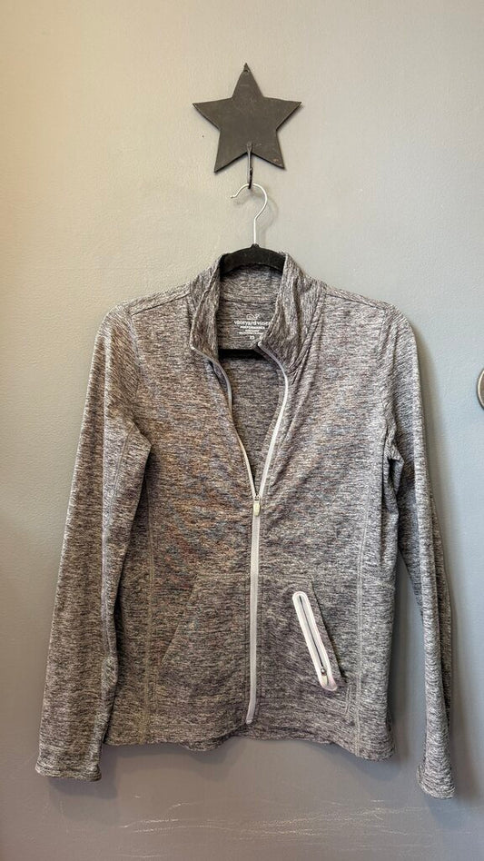 Heather Performance Zip Up Jacket