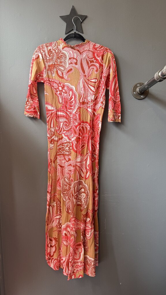 Floral Tissue Maxi Dress
