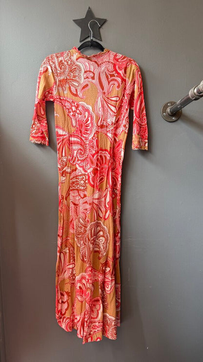 Floral Tissue Maxi Dress