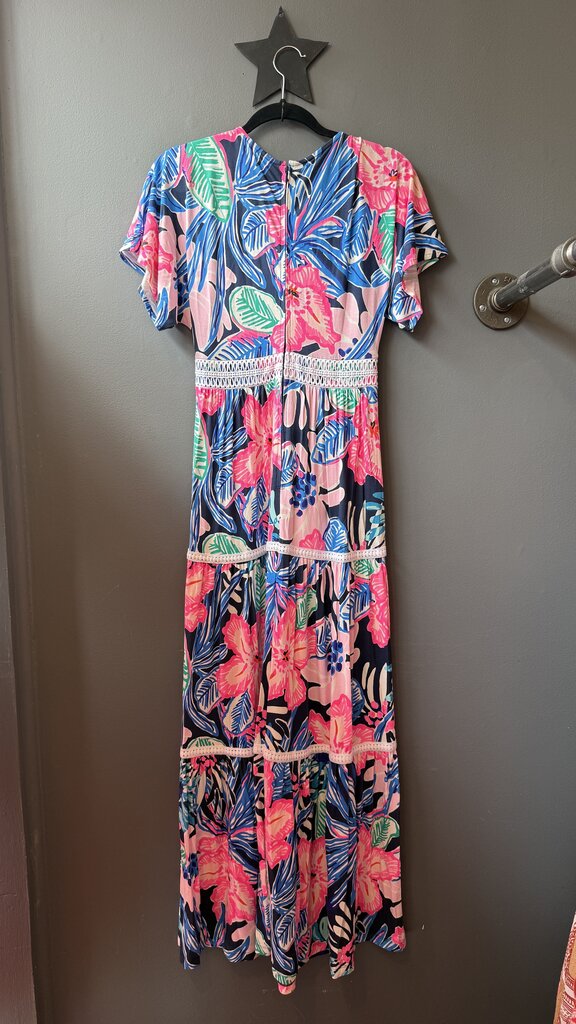 Jersey Tiered Maxi Dress