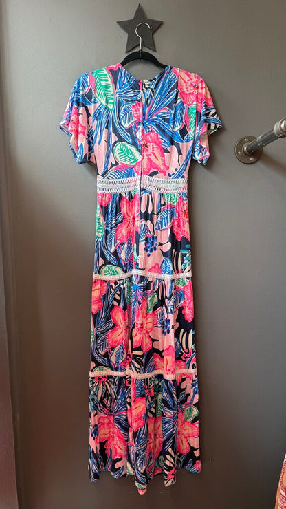 Jersey Tiered Maxi Dress