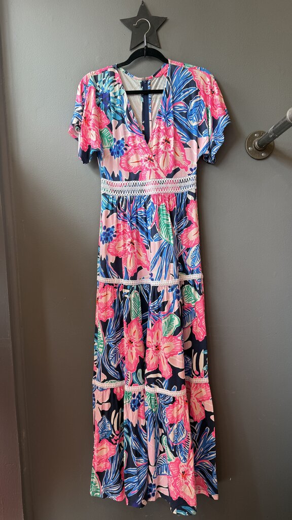 Jersey Tiered Maxi Dress