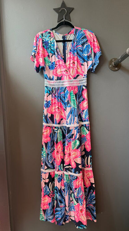 Jersey Tiered Maxi Dress