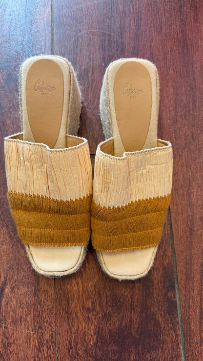 Raffia Espadrille Wedges