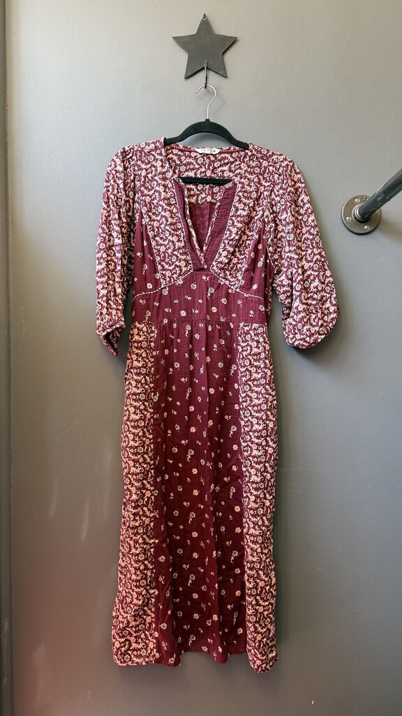 Floral Gauze Midi Dress