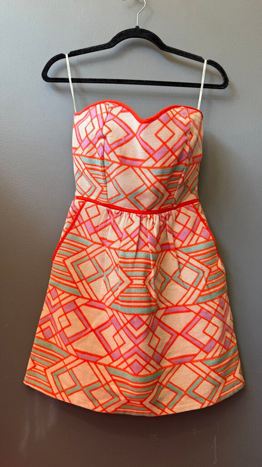 Tapestry Tie Back Dress