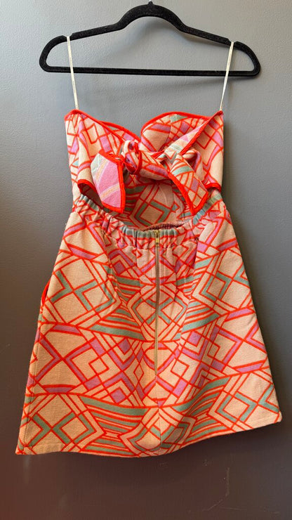 Tapestry Tie Back Dress